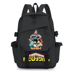 Hero Academia Practical Backpack Waterproof and Dirt-Resistant Daypack with Adjustable Shoulder Strap Backpacks For Adult Men And Women -Black
