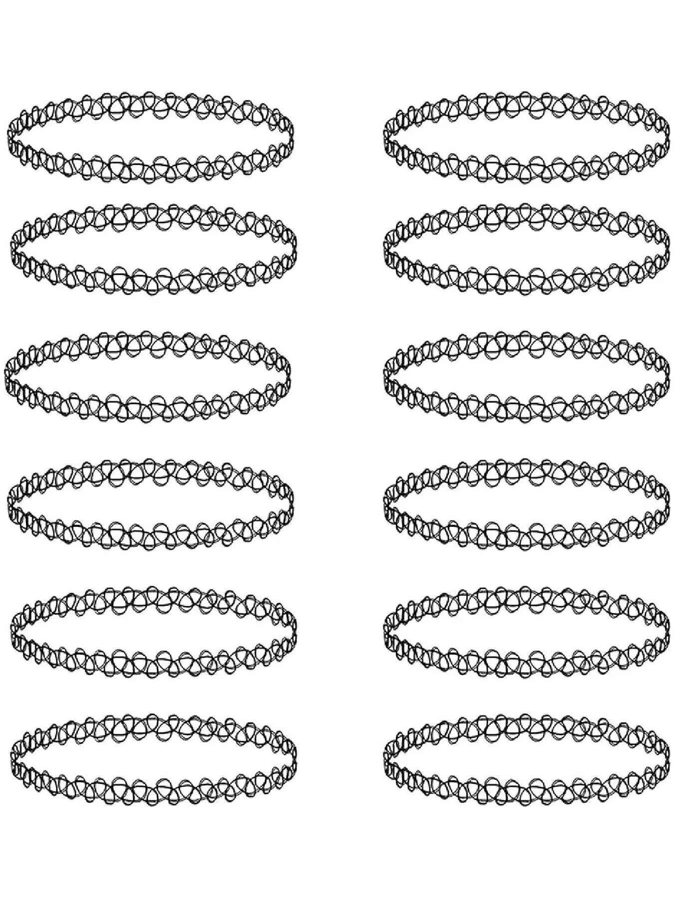 Choker Necklace, Fashionable Lacy Chain Necklace for Women & Girls, Casual Jewelry for Party, Daily Clothing Decor, Trendy All-match & Exquisite Jewelry for Birthday Gift, Dainty choker necklace, Fashionable Accessory, Dainty necklaces
