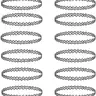 Choker Necklace, Fishnet‑Style Chain Necklace for Women & Girls, Fashionable Accessory, Casual Jewelry for Party & Daily Wear, Exquisite Jewelry for Birthday Gift