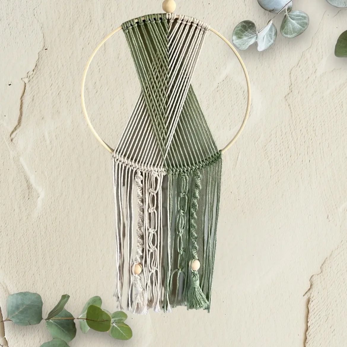 12” macrame wall decor
