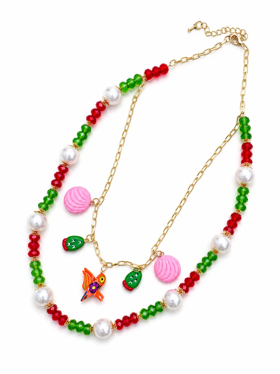 Mexa necklace is one of a kind. No two pieces are ever the same because each one is handcrafted using natural materials, making every design truly unique.