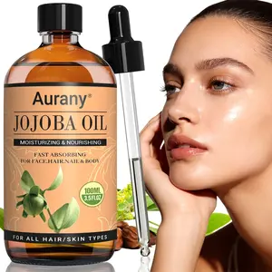 Jojoba Oil Essential Oil for Skin, Premium Grade Carrier Oil,Essential Oil For Moisturize and Relieve Dry Skin,Natural Cold Pressed Oil ,Suitable For Face,Hair,Nail and Body,Essential Oils for Diffusers for Home-100ML