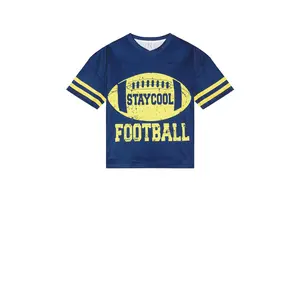 Stay Cool Football Jersey in Blue Unisex