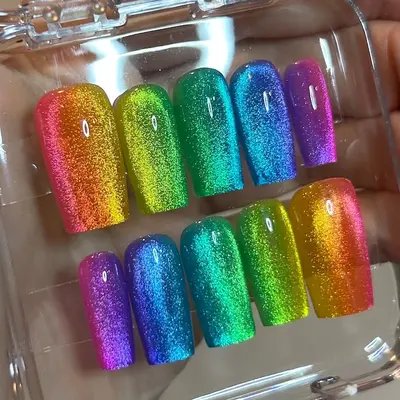 Pride Nails Inspo Black Girl TikTok Shop