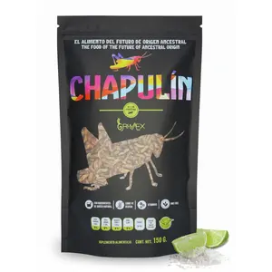 Chapulines Horneados(Baked Natural Grasshoppers, 5.3oz)Oaxacan Ready-to-Eat, Exotic Mexican Delicacy|High protein|GMO-FREE| Gluten Free|100% Natural
