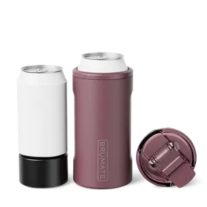 BrüMate Hopsulator Trio 3-in-1 Insulated Can Cooler | 12oz Cans + 16oz Cans + 100% Leakproof Tumbler with Lid