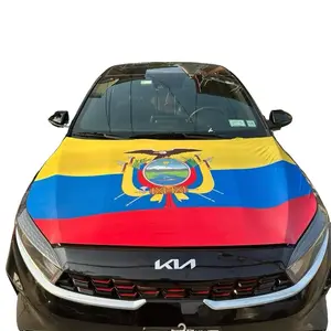 Ecuador flag car hood fits all cars