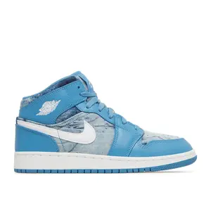 AIR JORDAN 1 MID GS 'WASHED DENIM'