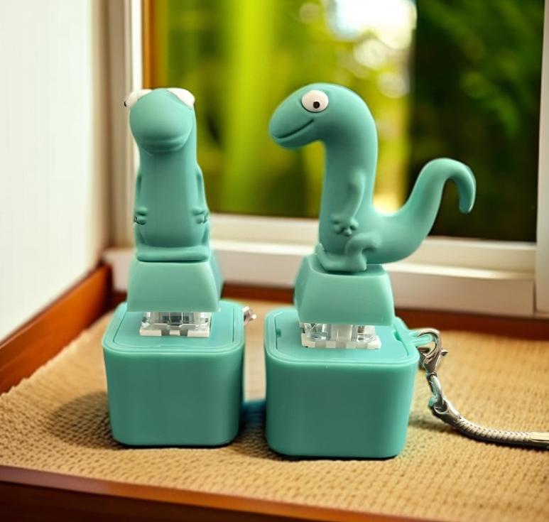 Lizard Button Keychain Press to Make a Sound Relieve Stress Fun Gift ...