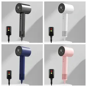 High Speed Ion Hair Dryer 1500W Quick Dry 110000RPM High Speed Brushless Motor 600M Negative Ion Hair Dryer, No Thermal Damage Low Noise, Suitable For Family Travel With Magnetic Nozzles