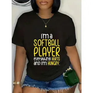 I'm A Softball Player Everything Hurts And I'm Hungry T-Shirt