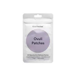 Kind Patches Ovuli Patches, Cycle Balance Support, Reproductive Health, Natural Ingredients, Vegan, 30-day supply