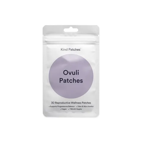 Kind Patches Ovuli Patches, Cycle Balance Support, Reproductive Health, Natural Ingredients, Vegan, 30-day supply
