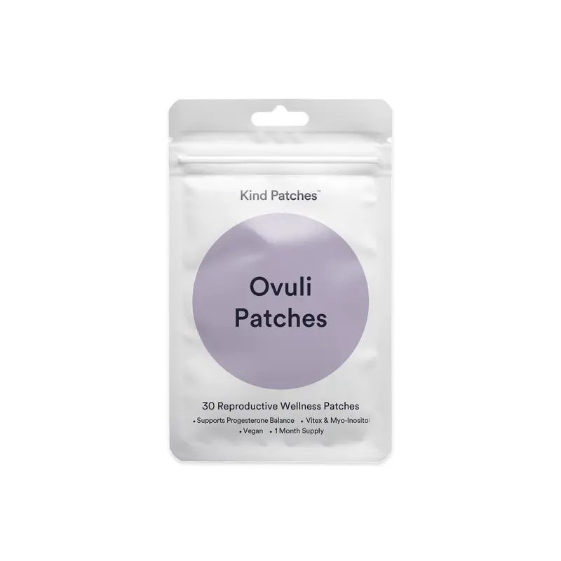 Kind Patches Ovuli Patches, Cycle Balance Support, Reproductive Health, Natural Ingredients, Vegan, 30-day supply