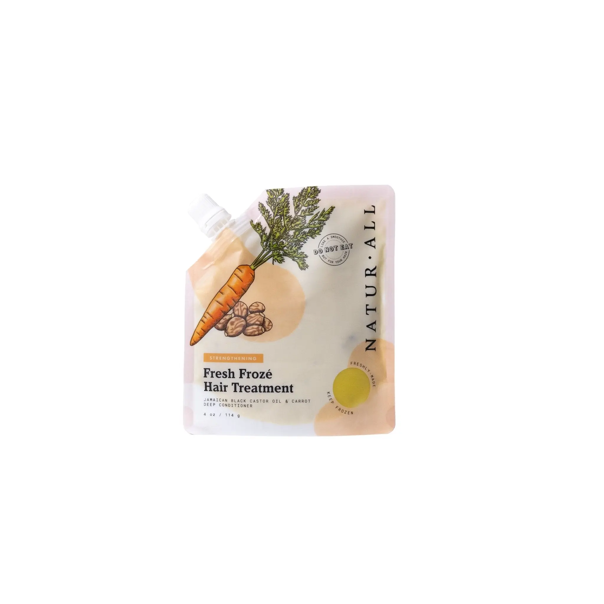 Strengthening Fresh Frozé Treatment with Carrot + Moringa-Monoi Avocado Conditioner Cleansing Haircare