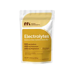 Micro Ingredients Electrolyte Powder Pina Colada (Pineapple) Flavor, 1lb Micro Ingredients Electrolyte Powder Pina Colada (Pineapple) Flavor, 1lb