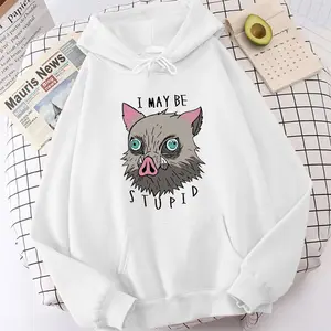 2026Valentine's Day, black and white style, gift Animation Hoodie "Inochu" from "Demon Slayer" "Demon Slayer" Comic Hoodie, Jacket Hoodie, Ladies Extra Large sweatshirts women Casual Womenswear