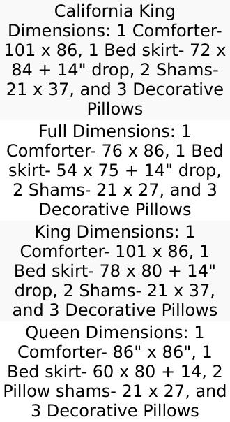 Bella 7-Piece Comforter Set, Cream, Patchwork