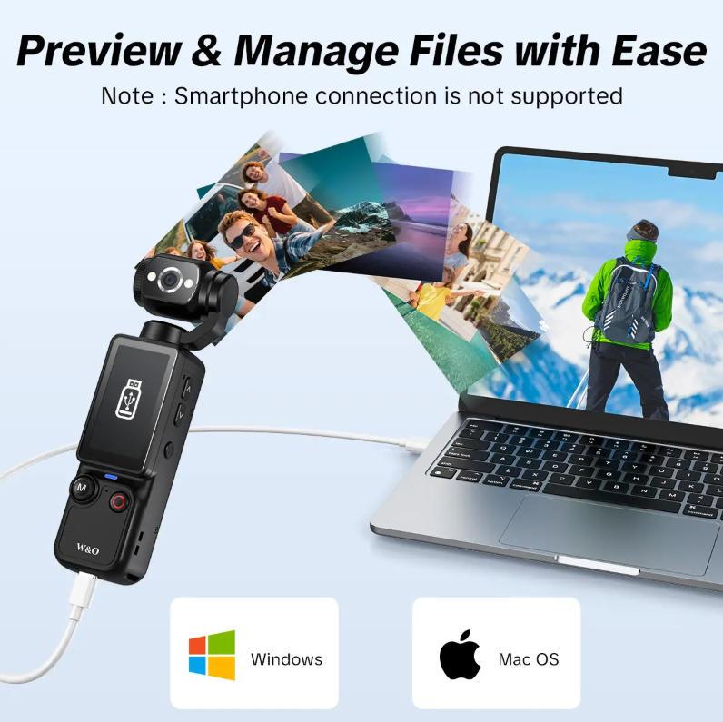 Newly upgraded 2.0 version Vlogging Camera with Videos, Pocket Camera , Fast Focusing, Digital Video Camera for Photography, Digital Camera, kamera pocket, pocket camcorder Compact camera digital Recording, Perfect Holiday Gift