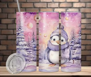 PENGUIN WINTER WONDERLAND 20 OZ TUMBLER