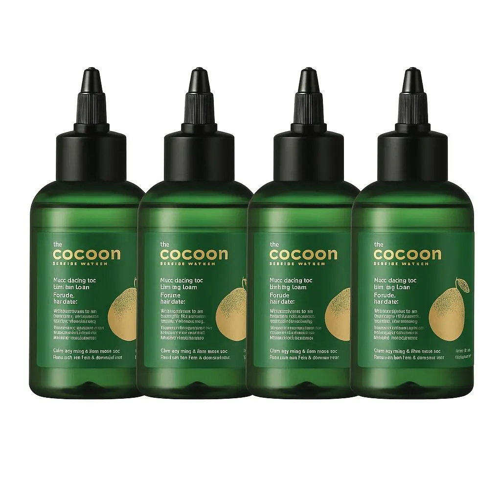Cocoon Pomelo Hair Tonic 4-Pack (Buy 3 Get 1 Free), Lightweight Daily Haircare Treatment, Restore-Focused Hair Products, Bioactive Ingredient Scalp Care, Anti-Hair Fall Scalp Care
