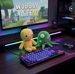 Quirky Gamer Monster Plushie Collection Stretchy Toy