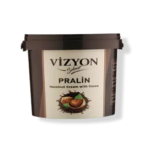 Vizyon Select Pralin (22 lbs / 10 kg) - Hazelnut Cream with Cocoa Filling & Spread