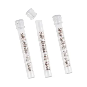 Shot Before the Knot Test Tube Plastic Shot Glasses - 12 Ct.
