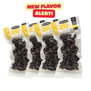 Stripling's Sweet Heat Honey BBQ Beef Jerky - Family Owned Premium Beef Jerky Snack Packs - Tender Carnivore Snacks Made in the USA, Beef Jerky Gifts for Men - High-Protein Snack Ideal for Jerky Lovers (4-Pack)
