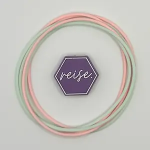 “Bestie for the Restie” / Silicone Stacking Bracelets / Moments Collection Stack