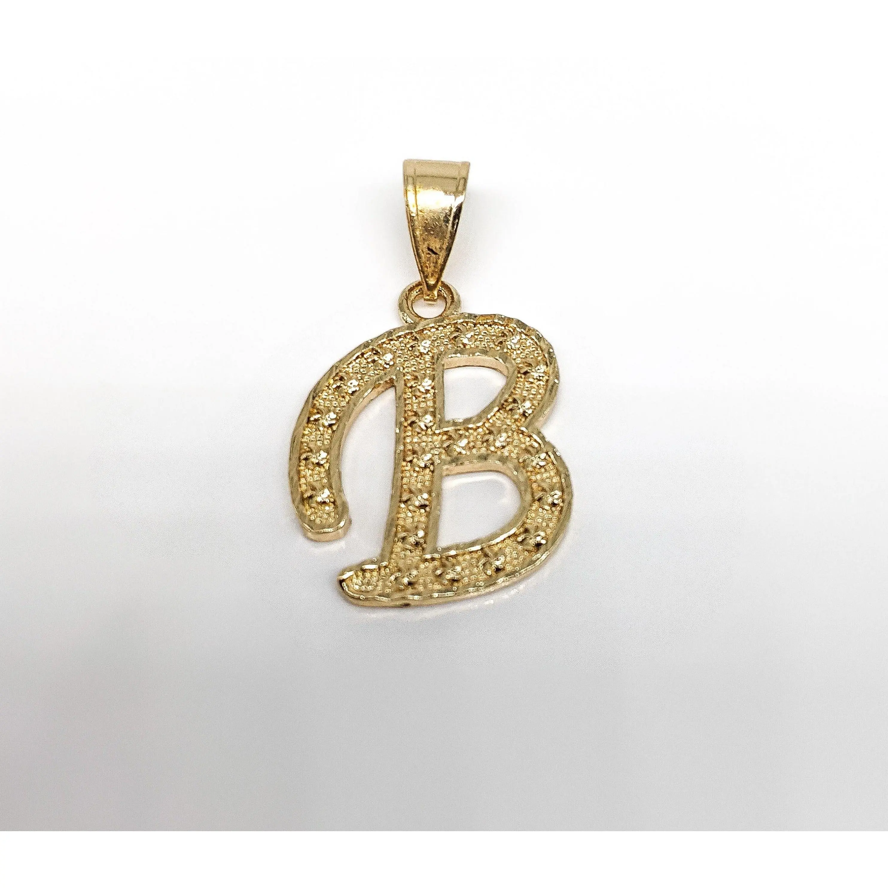 Plated Letter Pendant