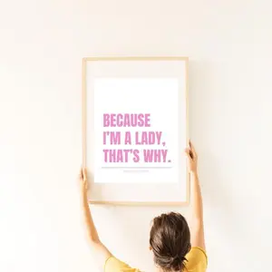 Marie Aristocats Feminist Quote Wall Art - Motivational Vintage Poster For Home Decor