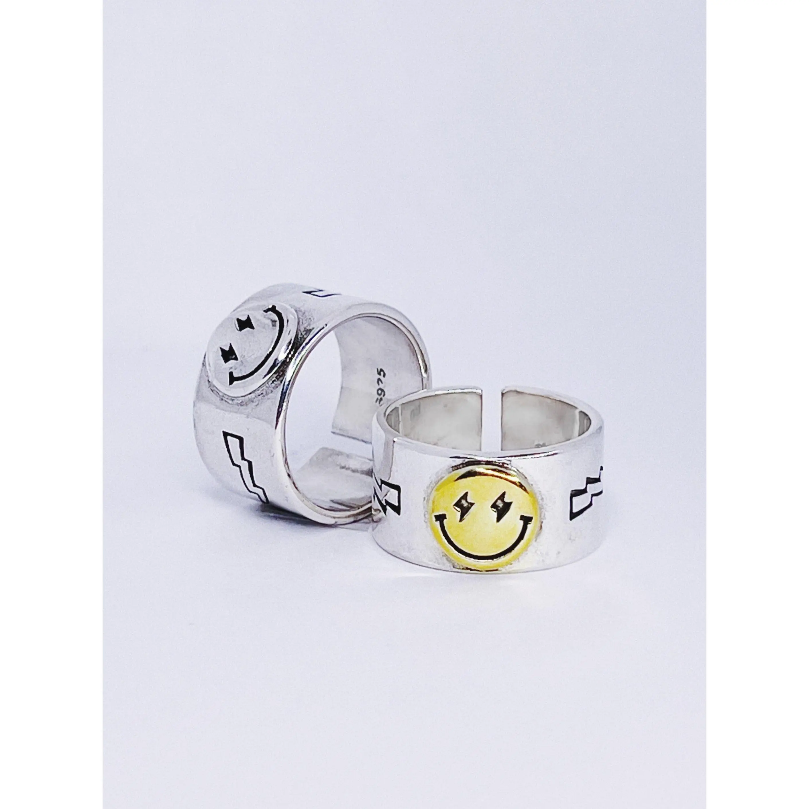 Smiley Face Chunky Ring