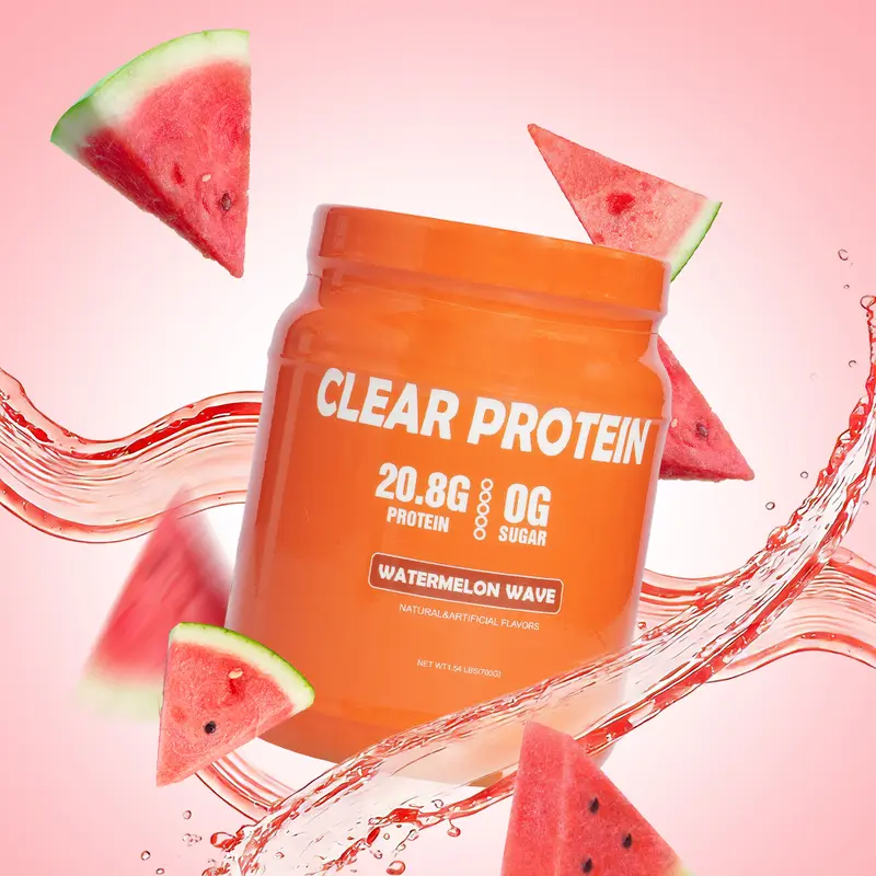 Clear Whey Protein Isolate Powder, soy - free, Zero - sugar, Muscle Post Workout Recovery Fitness Supplement Fitness