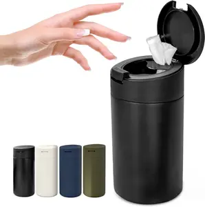 Refillable  Wet Wipes Dispenser (Black) | Fits Clorox, Lysol, Bleach, Sanitizing Wipes | Durable  Wipes Holder for Kitchen, Bathroom, Office |   &