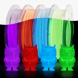 Amolen PLA Silk Glow in the Dark Variety Pack (4x200g)