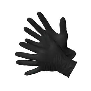 100 gloves Black Powder Free Disposable Gloves