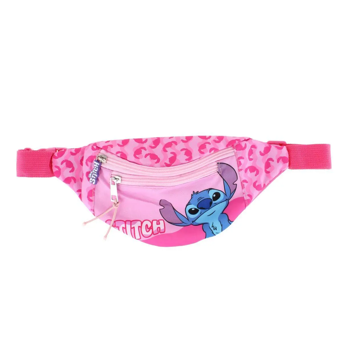 Textiel Trade Kids Lilo & Stitch Cartoon Bum Bag - Zipper Fanny Pack, One Size Waist Pack for Trips to the Zoo, Hands-Free Carry