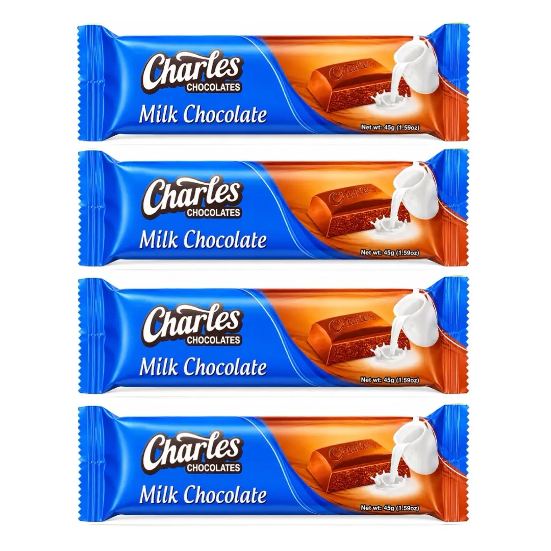 CHARLES CHOCOLATE DAIRY MILK 1.59OZ (PACK OF 4)