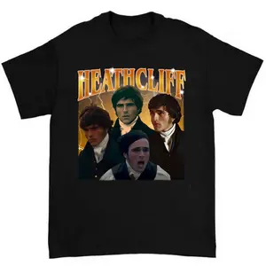 Jacob Elordi As Heathcliff Graphic Tee Wuthering Heights Retro Shirt