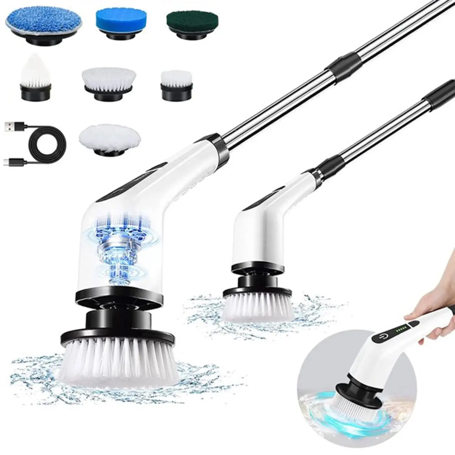 Cordless Electric Spin Scrubber