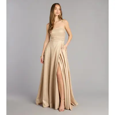 Windsor Gold Prom Dress