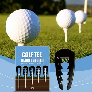 Golf Tee Height Adjuster, Portable Practice Aid for Setting Tee Height