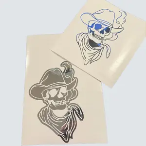 Cowboy Decal 10" Tall  Single Color Or Two Tone