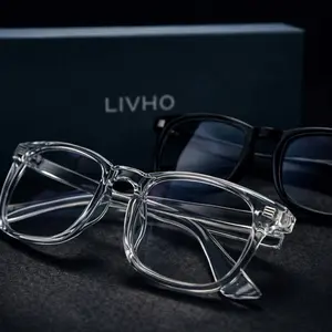 Livho High Tech Blue Light Glasses - Advanced 99% Blue Light Blocking Computer Glasses for Screen Fatigue & UV Protection - Full Rim Women's/Men's Eyewear Frame
