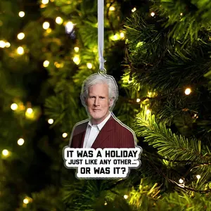 Funny Keith Morrison Christmas Ornament, True Crime Xmas Ornament
