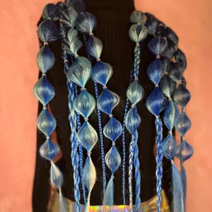 Baby blue Hair Braids