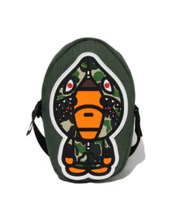 Bape Milo Shark ABC Green Camo Shoulder Bag Olive