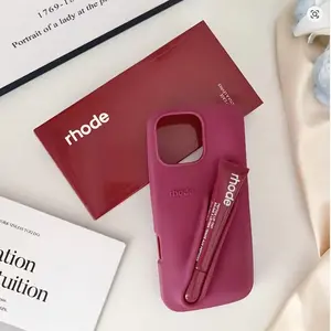 RHODE Silicone Phone Case with Lip Treatment Holder – Compatible with iPhone 11–17
