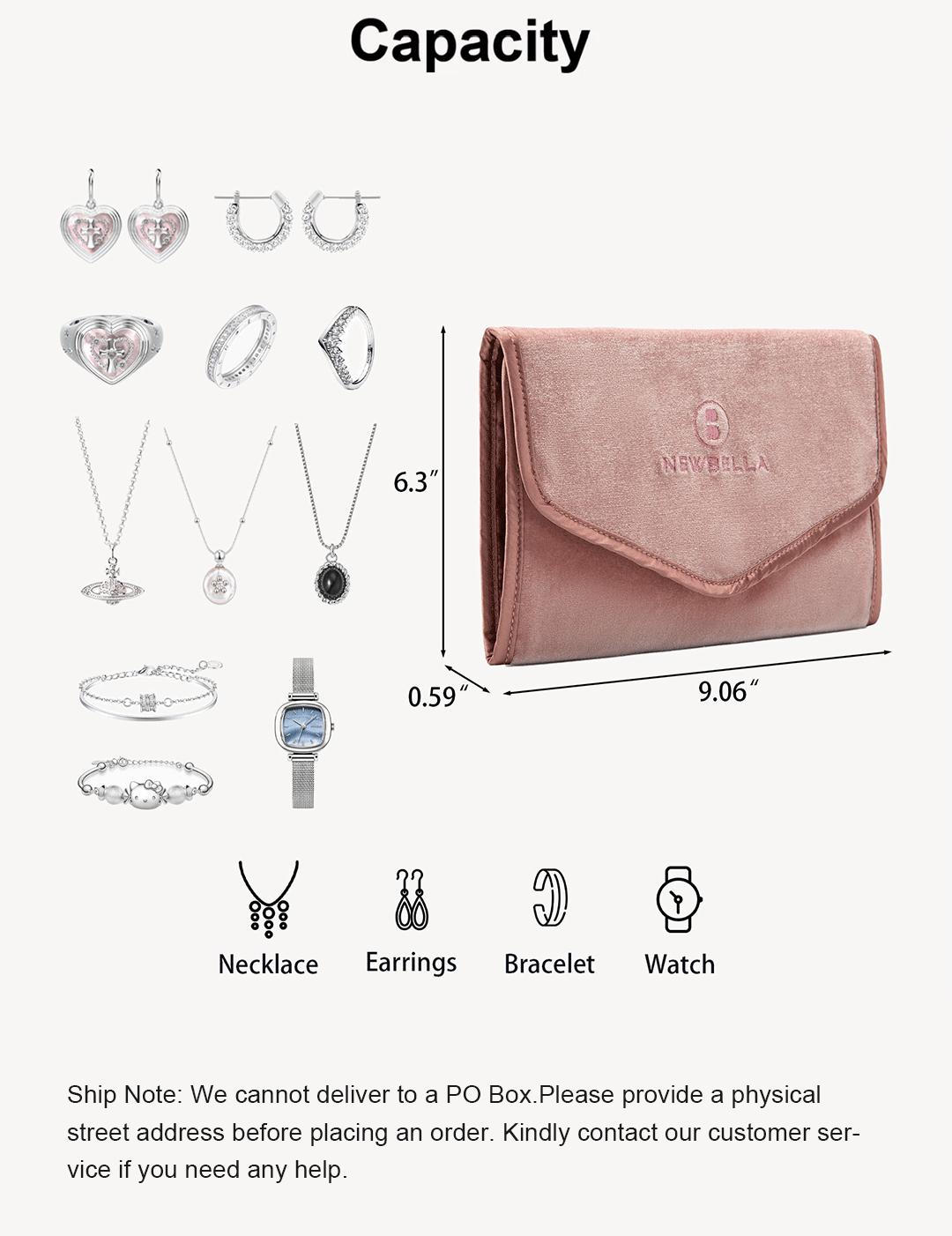 NEWBELLA Lora Jewellery Storage Bag